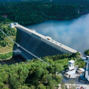 Harzdrenalin mit Hängebrücke und der Rappbodetalsperre